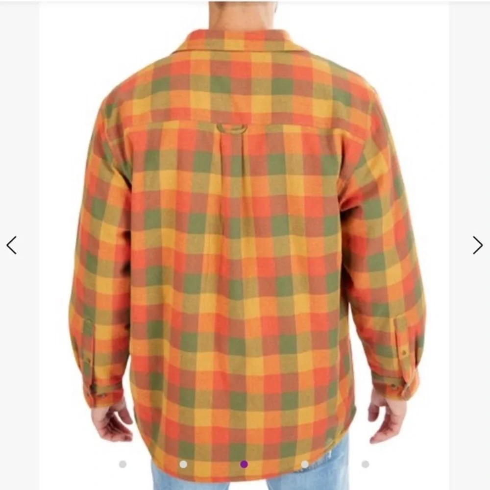 Smith’s Workwear Men’s Heavy Duty Flannel Shirt Sz Large - Picture 5 of 10